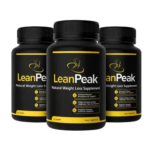 LeanPeak  supplement 3 bottle